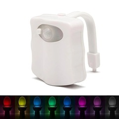 LED human body sensor night light human body toilet hanging atmosphere light 8 colors 16 colors toilet sensor light toilet lid light