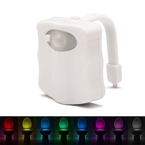 LED human body sensor night light human body toilet hanging atmosphere light 8 colors 16 colors toilet sensor light toilet lid light