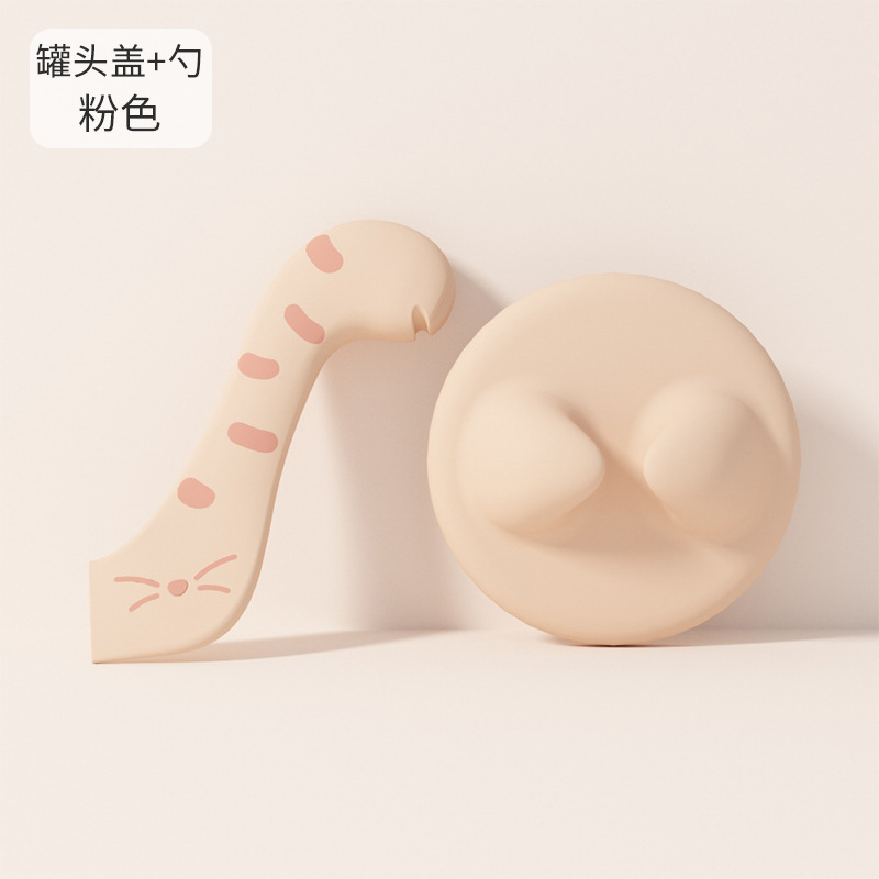 Cuchara de lata para gatos, abrelatas, caja de conservación fresca, tapa de sellado para gatos enlatados para mascotas, tapa de sellado para cucharas para perros, tapa de sellado