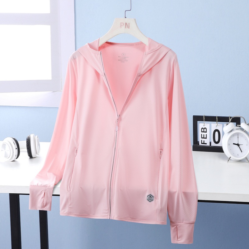 888 자외선 차단 의류 우아한 핑크 여성