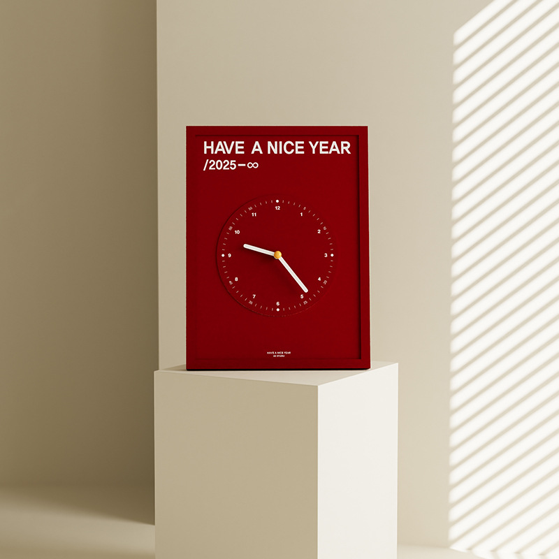 High-End Ins Clock Wall Clock Living Room 2025 New Home Second-Hand Clock Popular Clock Creative Wall Clock