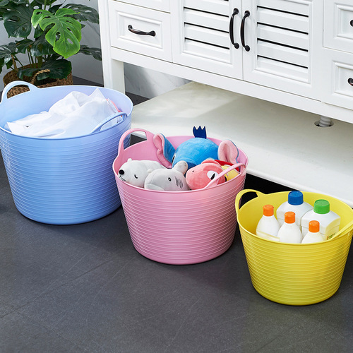Household Large Dirty Laundry Basket Laundry Basket Large Capacity Storage Basket Toy Storage Basket Baby Bathtub Water Storage Tub