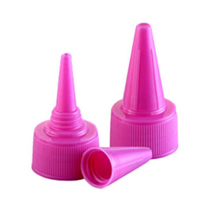 Striped Screw Cap 20 Teeth 24 Teeth Plastic Tip Cap Pp Gel Water Electric Hair Water Cap Daily Lotion Cap