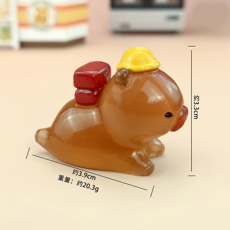 Decoraciones creativas bonitas para el hogar buena suerte Lotus Kabibala resina artesanía decoración de escritorio de oficina