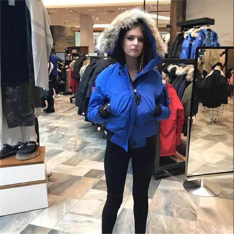 Cross-Border down Jacket Women's Canadian Goose 01 Bomber Jacket Jacket for Men and Women Thickeneded White Duck down