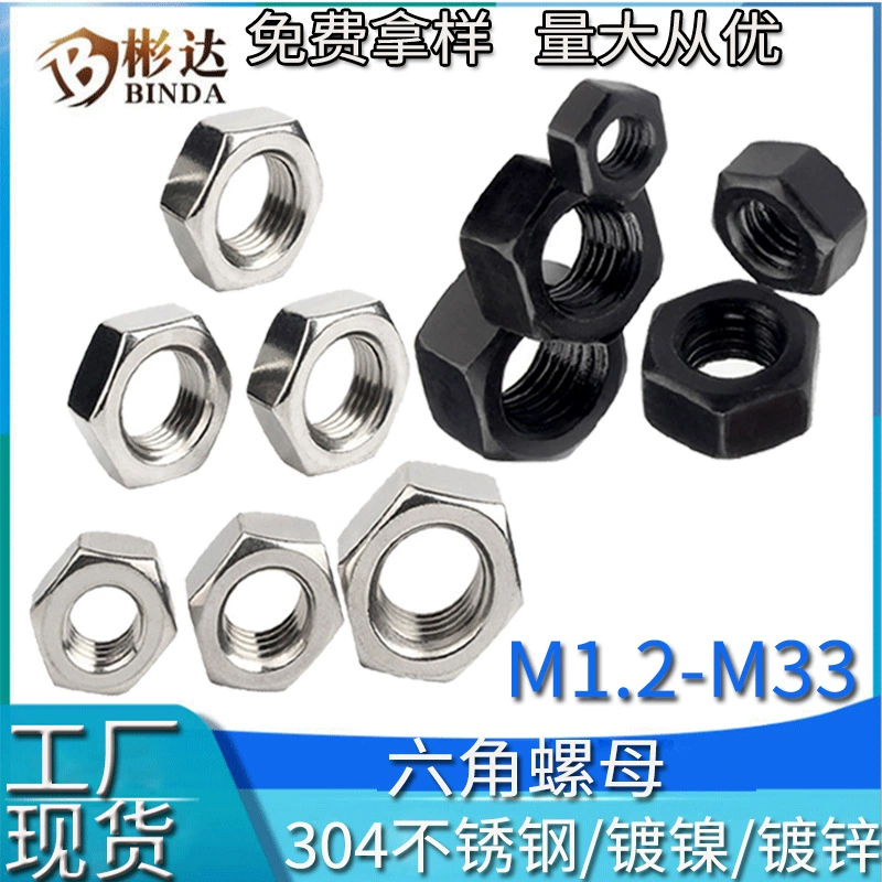 Гальванизированный Металл гайки наговора DIN934 крышки винта нержавеющей стали гайки наговора фиксируя покрынную никелем внешнюю гайку наговора