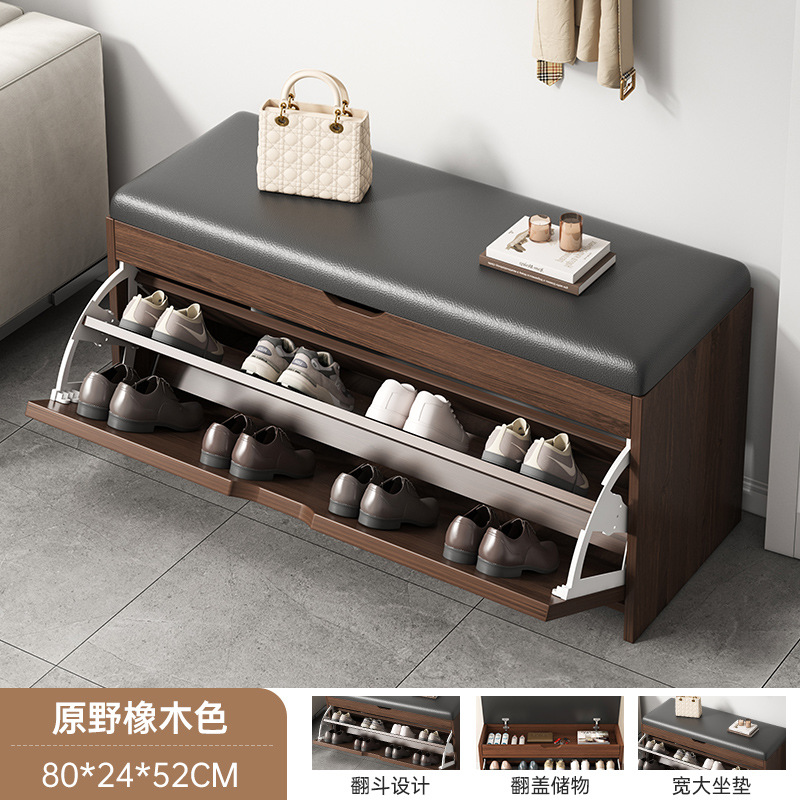 Taburete de cambio de zapatos para el hogar, taburete de asiento para el armario de zapatos de entrada, taburete de zapato de entrada integrado, taburete de zapato de entrada