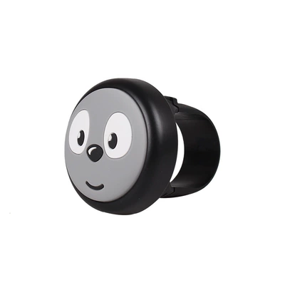 Car Steering Wheel Booster Creative Bearing Type Large Truck Single-Hand Turning Auxiliary Labor-Saving Steering Booster Ball (Steering wheel booster) - fashionable-smiley-gray-free-screwdriver-large-medium-and-small-installation-buckles