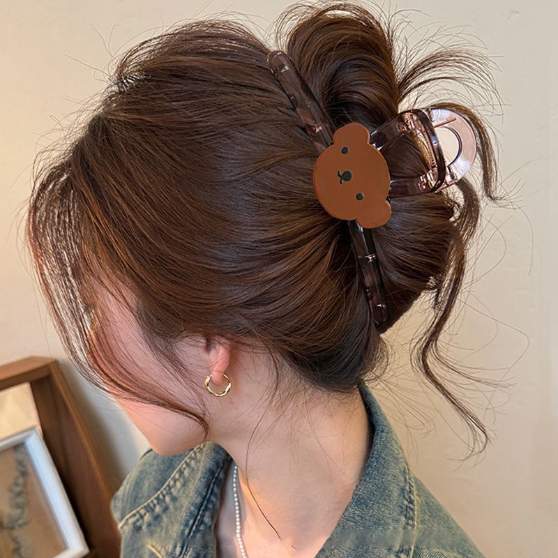 Pequeño clip de cabello para mujeres con un poco de cabello sofisticado de alta calidad 2025 nuevo toque de cabello de cabeza posterior clip de pescado