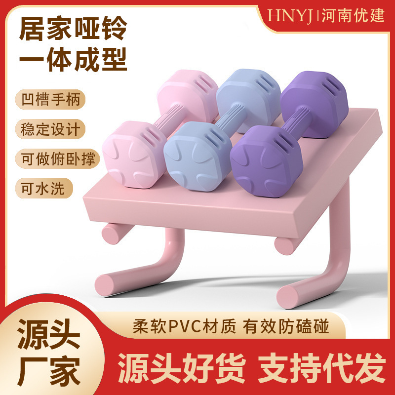 Women's and Children's Small Dumbbells, Home-Use Rubber-Coated Dumbbell Set, Indoor Arm Weight-Bearing Yoga Exercise Fitness Equipment Women's and Children's Small Dumbbells, Home-Use Rubber-Coated Dumbbell Set, Indoor Arm Weight-Bearing Yoga Exercise Fitness Equipment