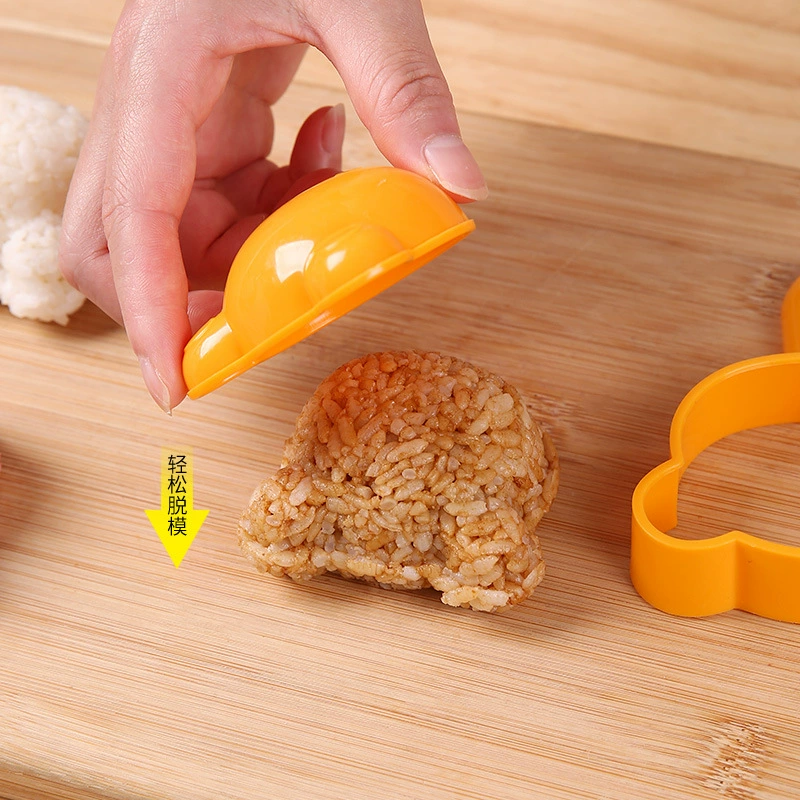 濠骏 bear and friends four brothers rice ball mold bento sushi tool DIY cute rice