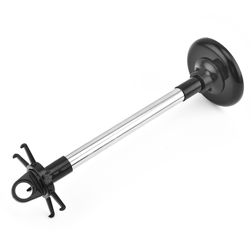 Stainless steel kitchen utensil storage rack, hole-free floor-mounted hanger, cooking pot and spoon organizer, dishwasher safe.