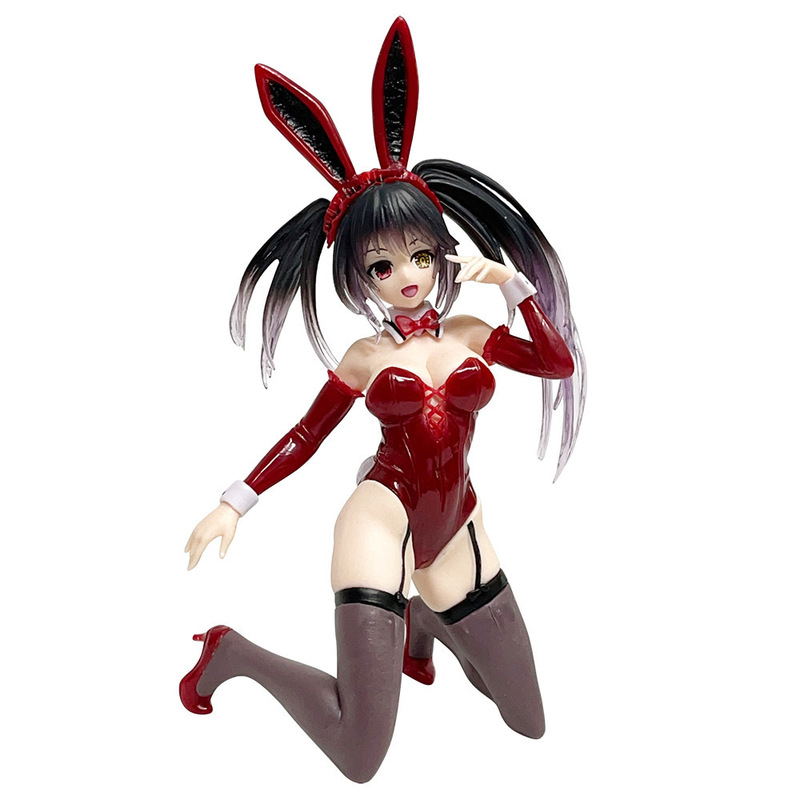 デート・ア・ライブ時崎狂三神十香バニーガールひざまずくアニメフィギュア模型玩具卸売|undefined