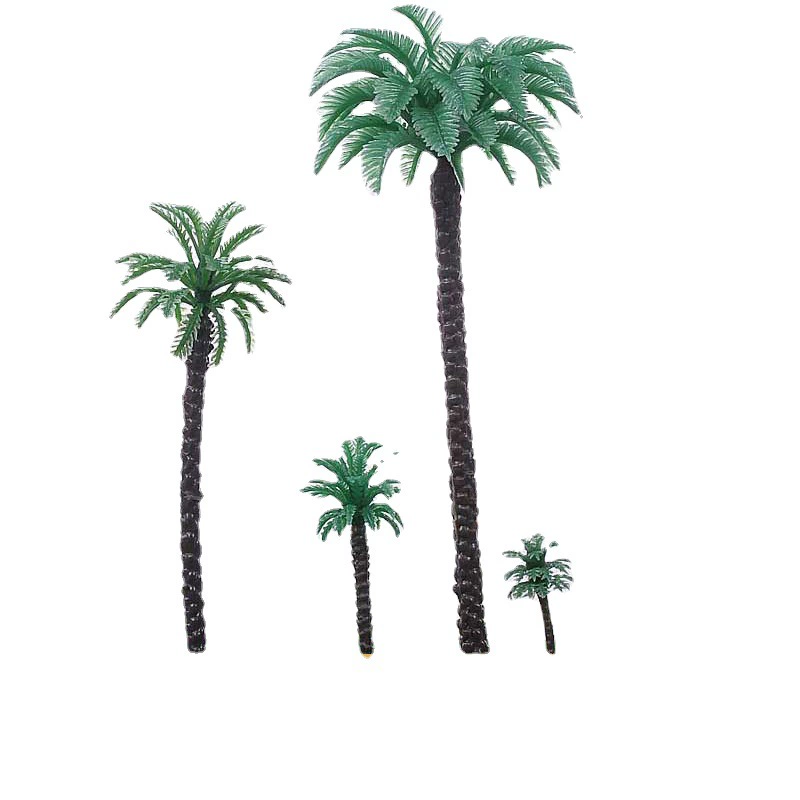 Crab Kingdom DIY Building Sandbox Building Model Materials Scene Production Model Tree Trunk Coconut Tree No