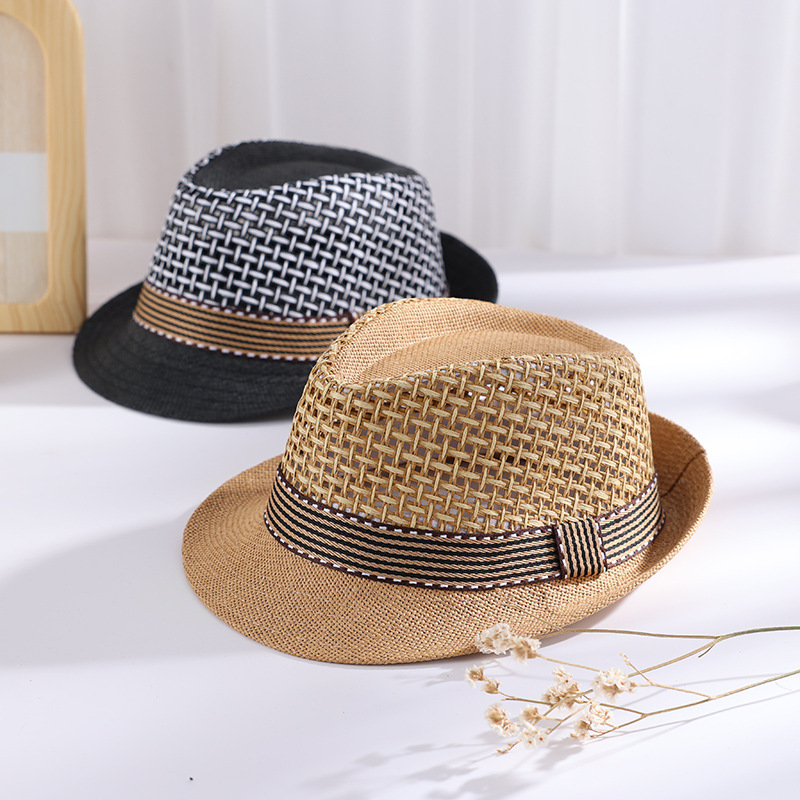 Baby sun hat summer hat children's straw...