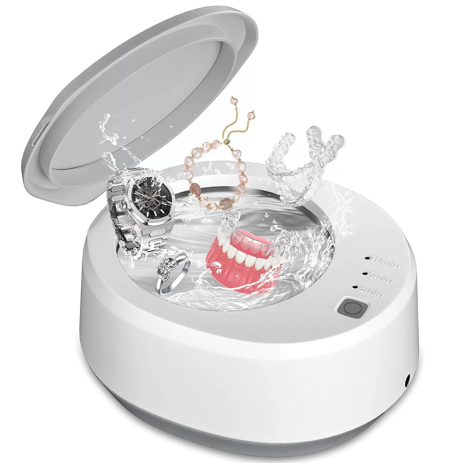 Ultrasonic hygienic jewelry, cleaner, handheld bidet, for import