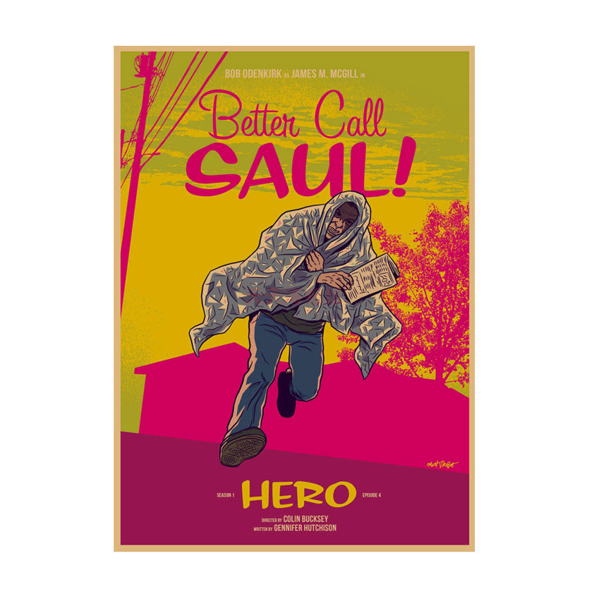 American TV coqueta abogado Better Call Saul poster Bar Cafe Kraft papel decorativo pintura de pared 542
