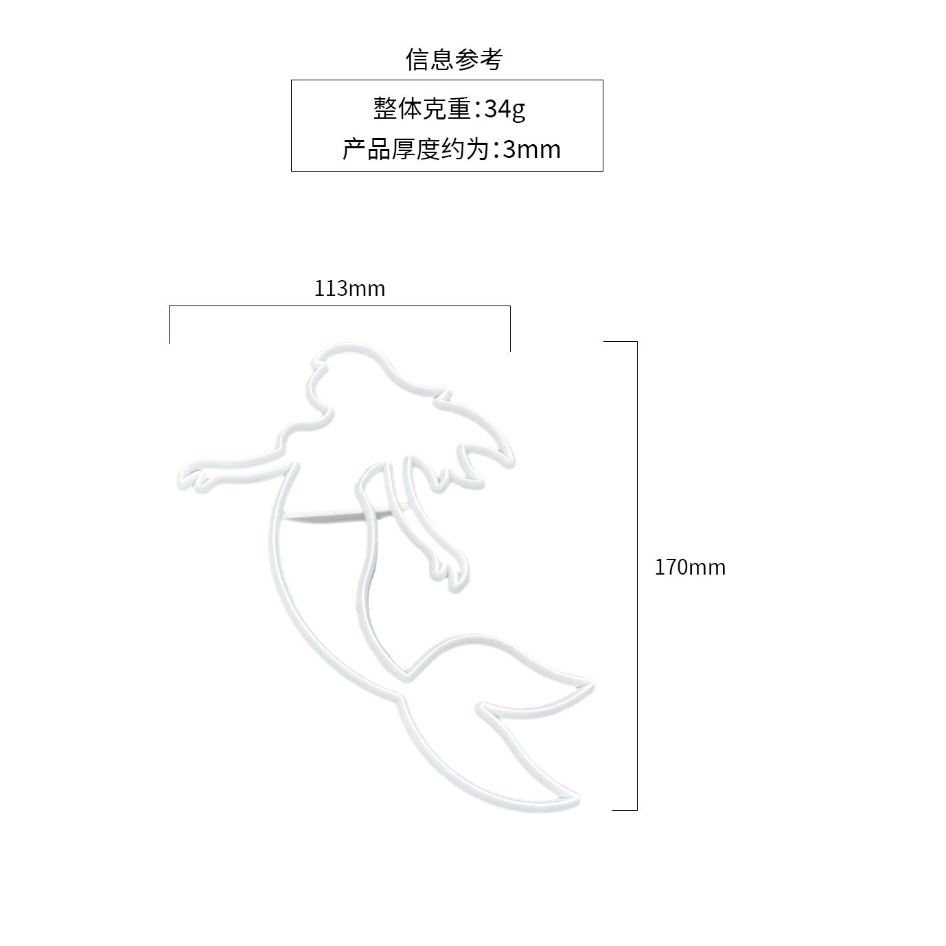 Fábrica directa de nuevos productos de sirena grande molde de corte de plástico DIY molde de pastel de horneado en stock