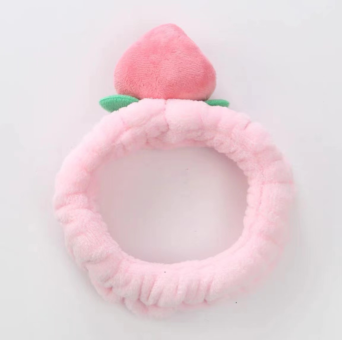 Lavado de la cara banda de pelo de moda femenina Coreana Red diadema roja estudiante dulce Linda máscara de maquillaje banda de pelo horquilla