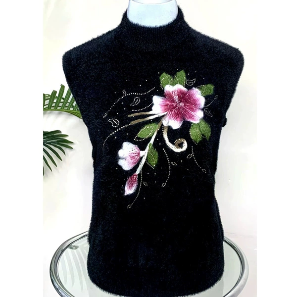 Keep warm, black, orchid