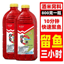 钓鱼打窝窝料老坛醇维它酒米新款酒米打窝米野钓打窝饵料鲫鱼窝料