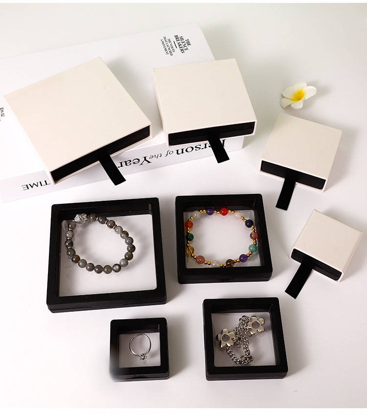 1 Piece Paper Luxurious Daily Date Solid Color Jewelry Boxes display picture 6