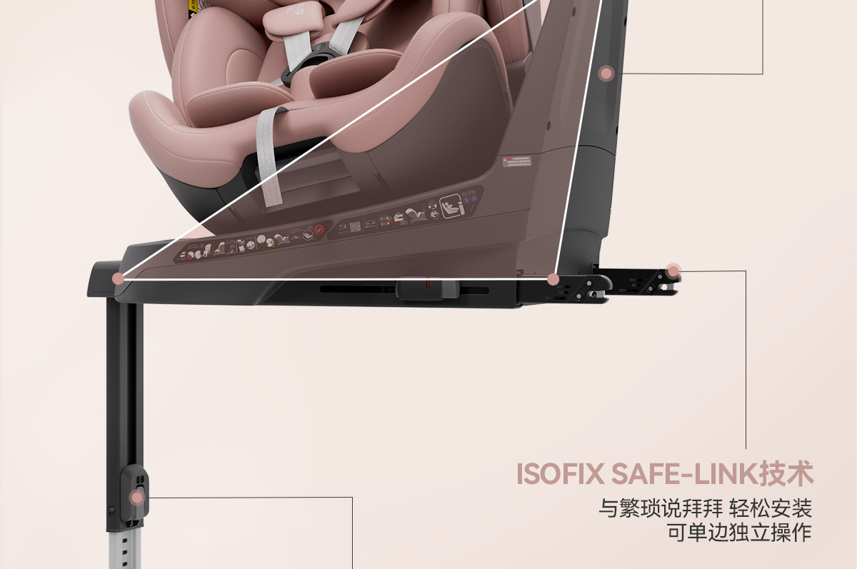 [Brand Source] Baode | Suitable for Growing Riders, Children's Car Safety Seats 0-7 Years Old, I-Size New National Standard