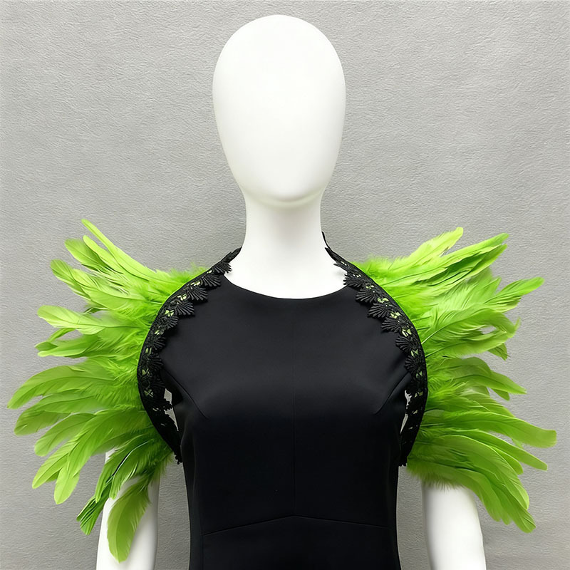 Amazon plumas mantel luchador show traje gladiador vestido estilo vikingo carnaval antiguo abrigo aristocrático TK