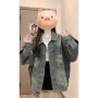 宽松美式秋季水洗上衣