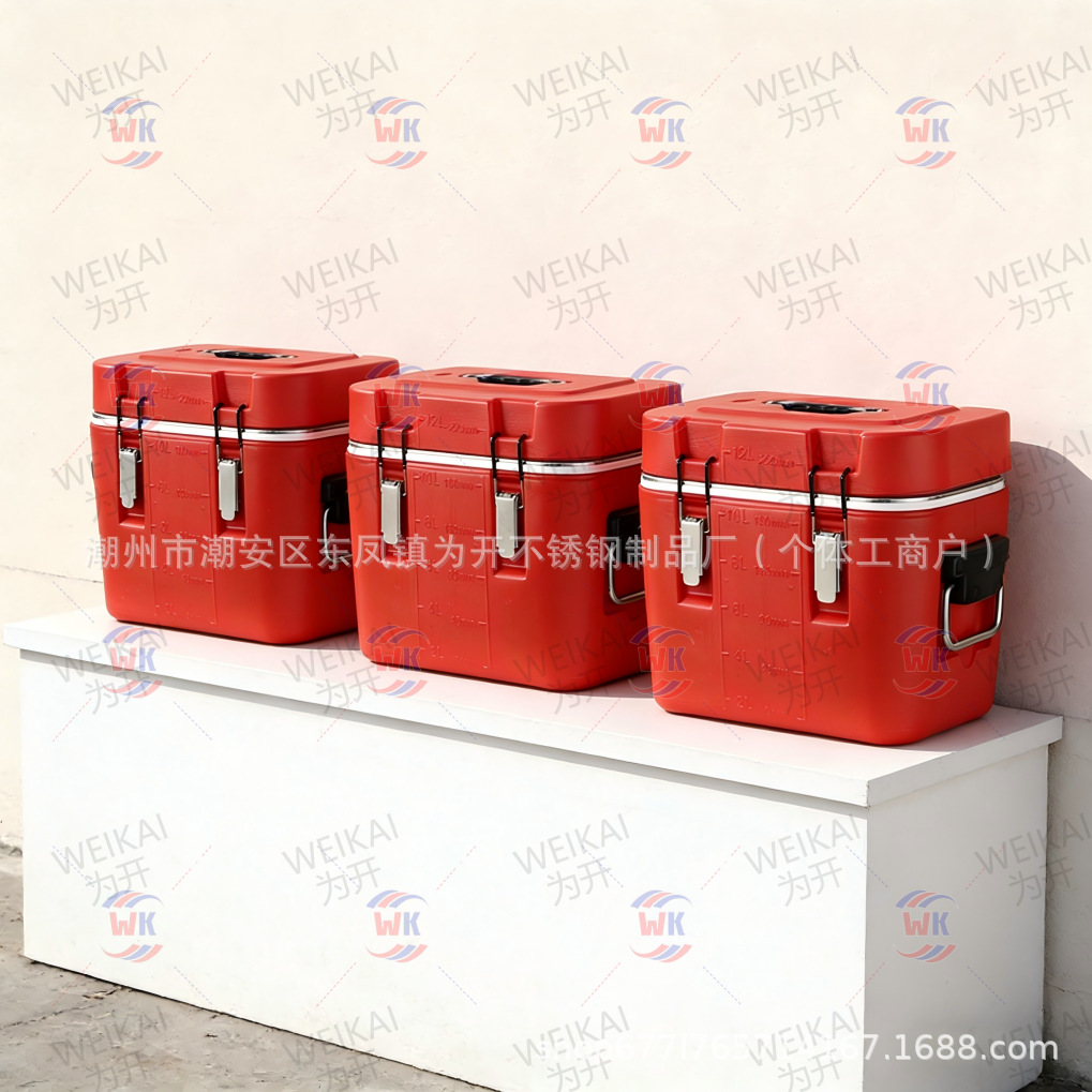 Caja de acero inoxidable extraíble Caja térmica fría de gran capacidad Food warmer instaled Bucket