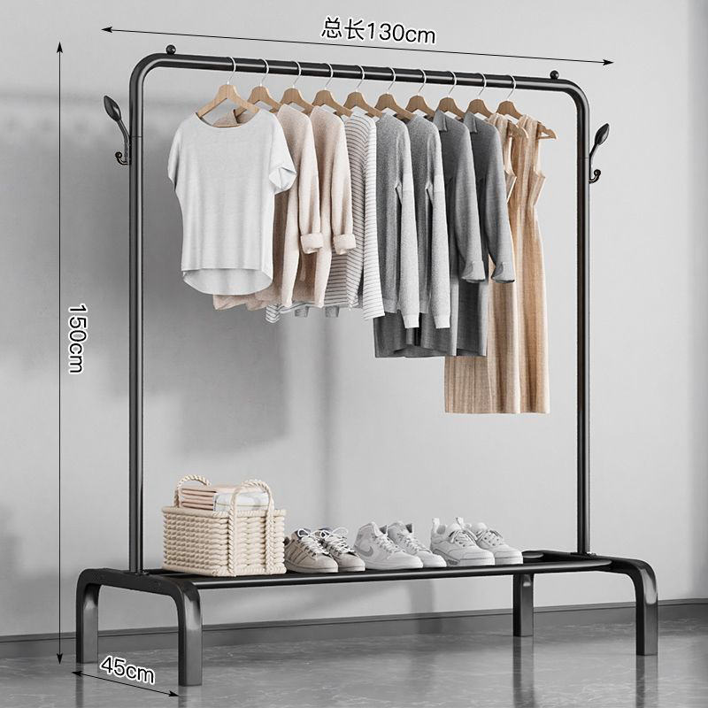 Tendedero, perchero de piso, vertical con rodillos, engrosamiento, perchero de ropa interior para el hogar, perchero de hierro para ropa