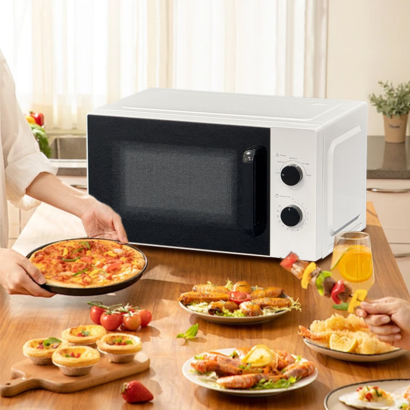 Microwave Oven for Home Use, 25L Large Capacity, Multifunctional Turntable, Mechanical Baking, Smart Oven with Temperature Control