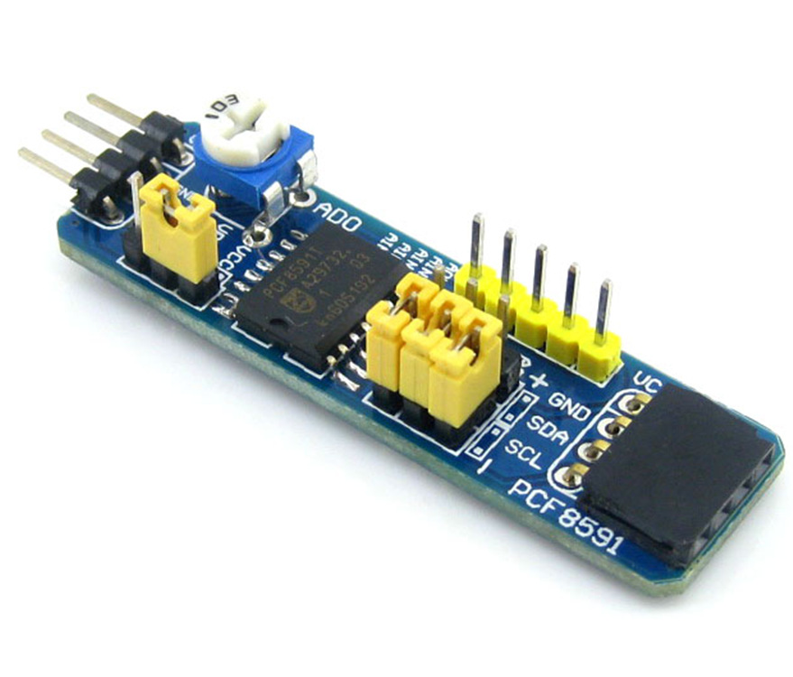 PCF8591 AD DA Board I2C接口AD/DA转换模块 8位精度 电压输出型