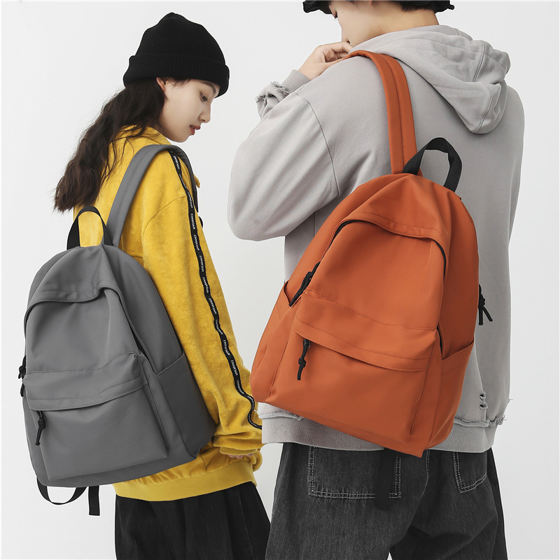 New Style Student Backpack for Women, Korean Style Fashionable College Style School Bag, Casual Large Capacity Couple Backpack, Dropshipping Available