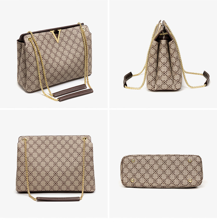 2023 Spring/summer New Fashion Easy to Wear Print Underarm Bag Fashion Flu One Shoulder Crossbody Bag Chain Handbag for Women_voghion.com