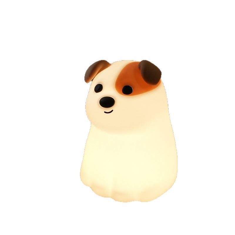 Puppy night light silicone pat light AI smart voice light gift for…