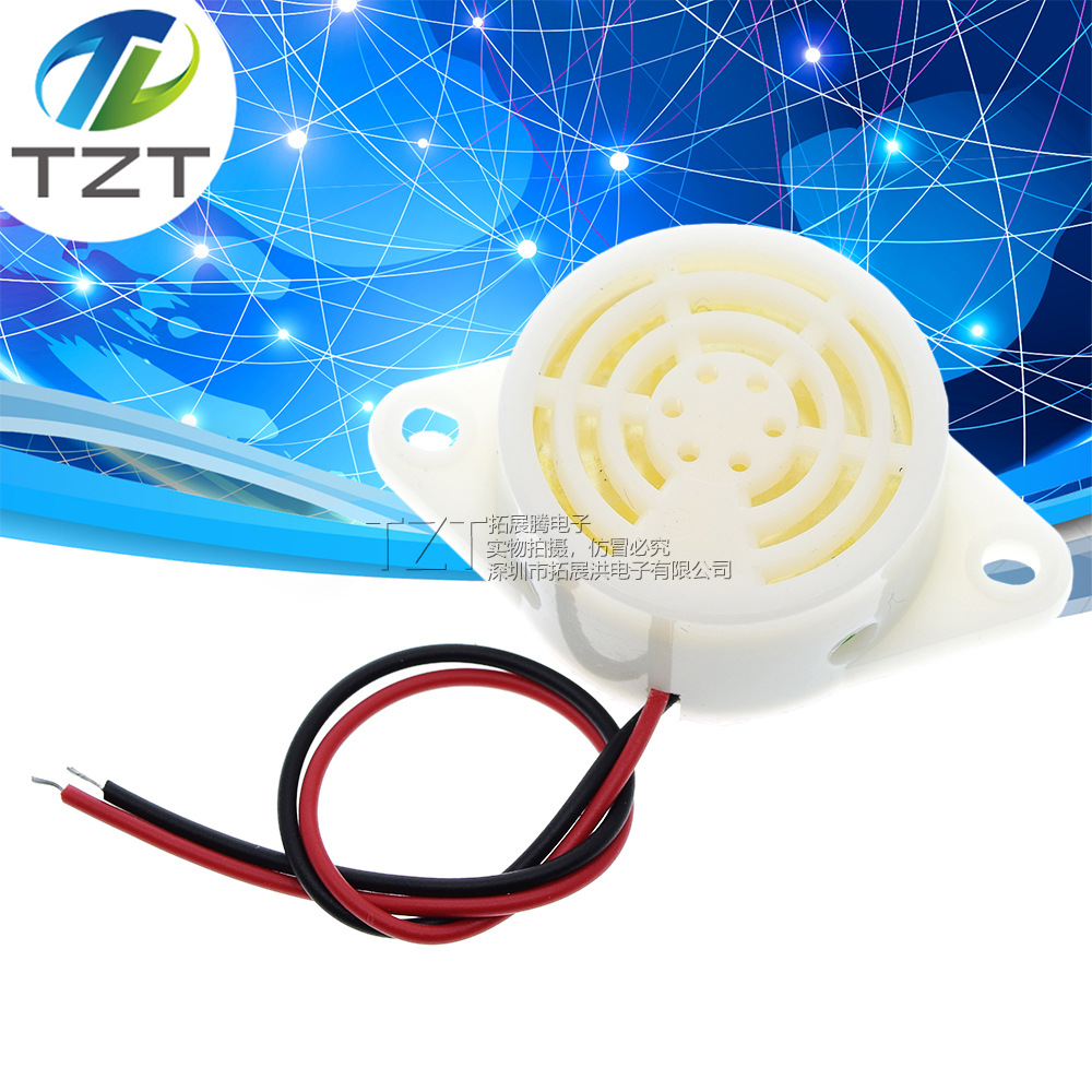 压电式有源蜂鸣器 3V-24v DC3-24V 电子蜂鸣器 连续声 SFM-27型-I