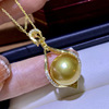 Pendant from pearl, elegant necklace for mother, silver 925 sample
