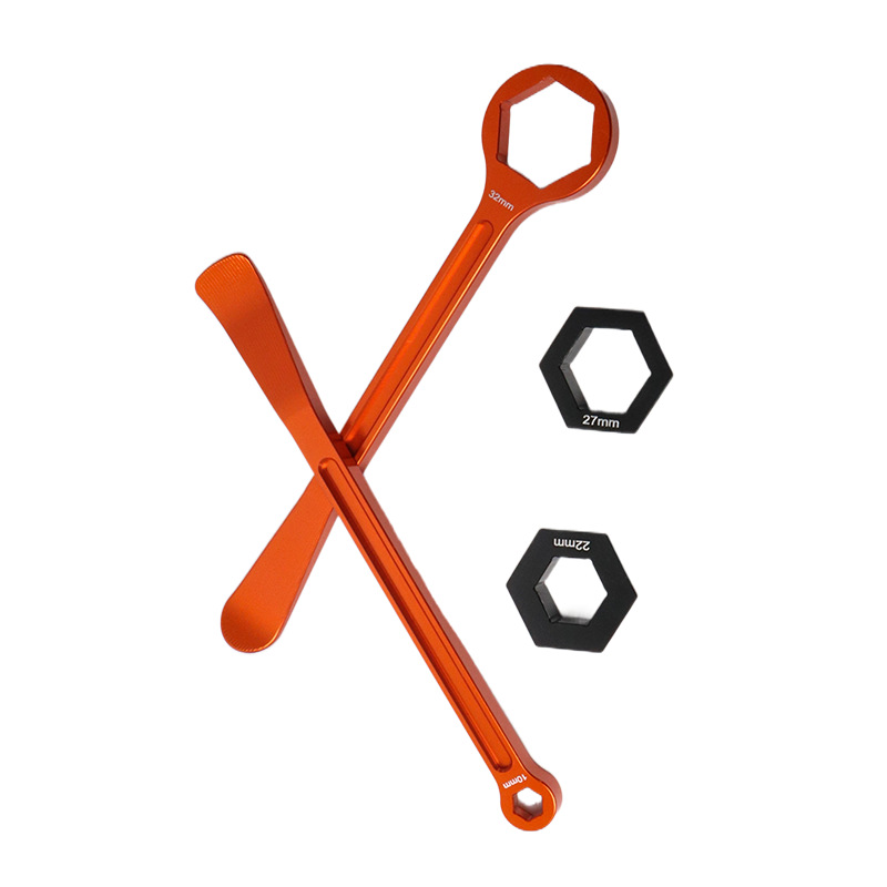 Off-Road Vehicle Tire Removal Rod, Motorcycle Rim Tire Special Repair Tool, Hexagonal Wheel Axle Wrench, Tire Remover Pry Bar