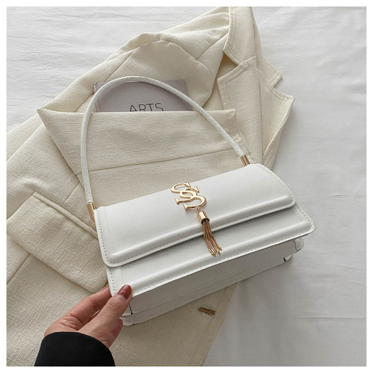 Personalized and Minimalist High-quality and Versatile Korean Version Bag for Women's Bag 2024 Spring New Car Sewn Single Shoulder Underarm Handbag_voghion.com
