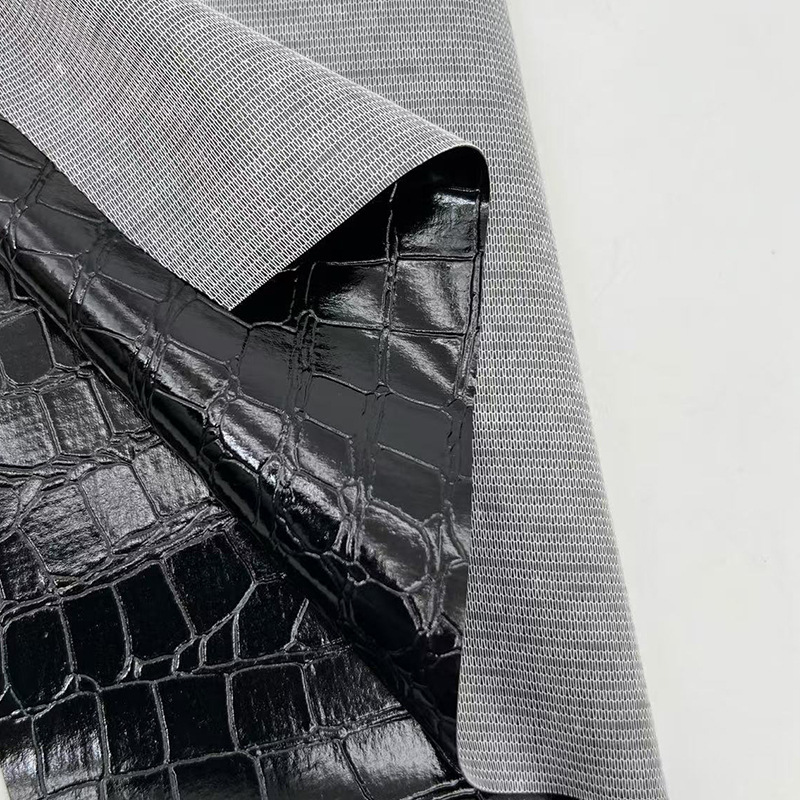 Cuero de cocodrilo brillante PVC tacones altos punta antipatada caja de joyería negro álbum de fotos caja de regalo embalaje de cuero