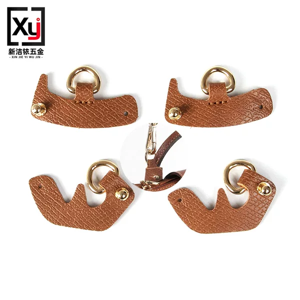 Longxiang mini bag transformation non-perforated pu leather buckle hanging shoulder strap slung armpit dumpling bag buckle luggage accessories