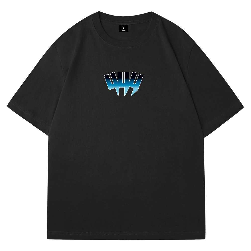 T-shirt uomo stampato cotone comodo maniche corte estivo_voghion.com