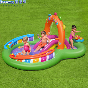 Original genuine goods Bestway inflatable marine ball pool infant children play pool swimming pool thickened sand pool 53117