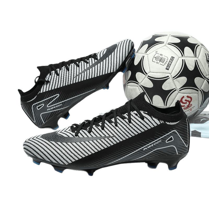 Nuevas zapatillas de fútbol tejidas sin costuras transfronterizas para estudiantes masculinos y femeninos