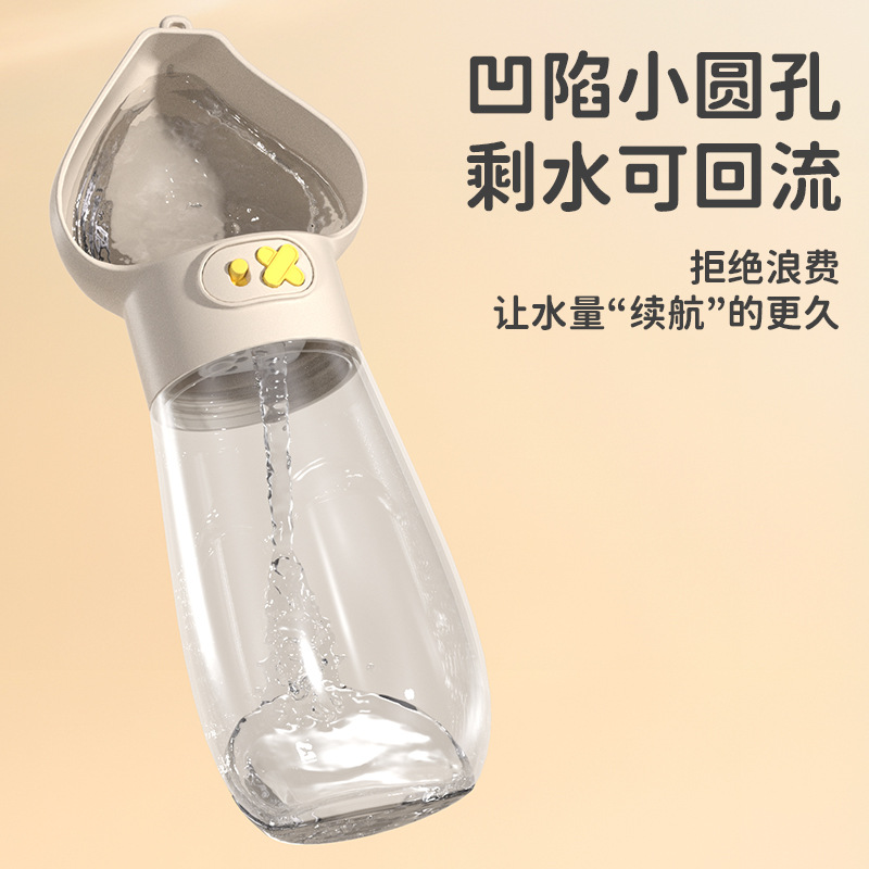 Caterera de agua para perros que pueden llenar alimentos, taza de agua portátil para mascotas, agua potable para perros, agua potable para perros que caminan al aire libre, taza de agua potable para gatos