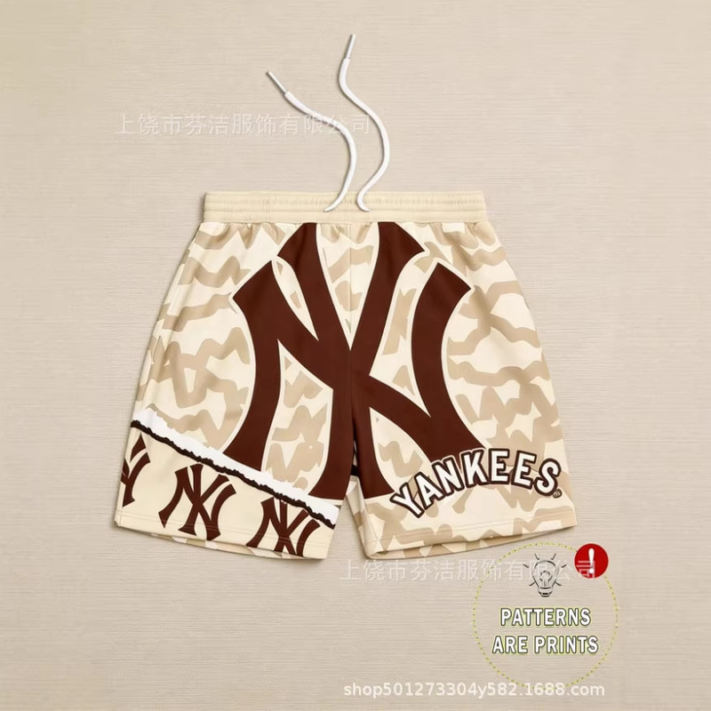 2026 Cross-Border Foreign Trade New Model Ny Yankees Camouflage Shorts Men's Quick-Drying Sports Basketball Fitness Beach Summer 2026 Cross-Border Foreign Trade New Model Ny Yankees Camouflage Shorts Men's Quick-Drying Sports Basketball Fitness Beach Summer