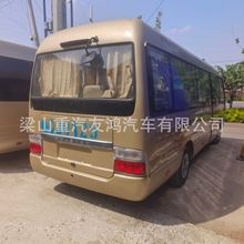 出口豪华20人客车 丰田考斯特 自动门 木地板 国三二手豪华巴士