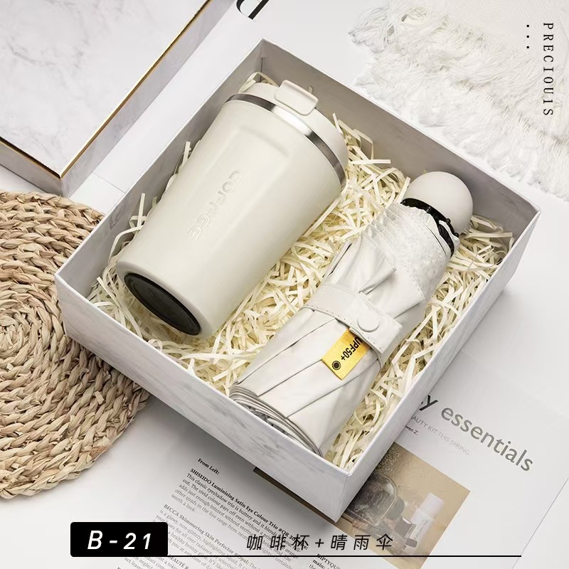 Caja de regalo de compañía, set de regalo empresarial, pequeños regalos prácticos para empleados, regalos de alta gama para el Festival del Bote Dragón.