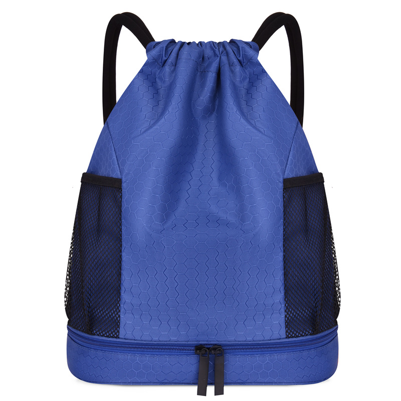 Nueva separación húmeda y seca bolsa de natación bolsa de baloncesto bolsa de cordón mochila deportes bolsa de natación